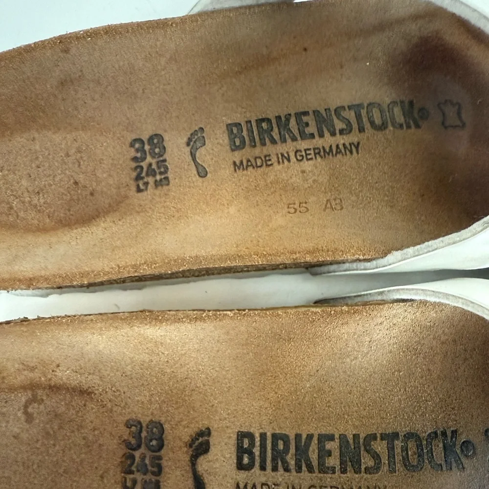 Birkenstock Yao balance Women size 7 White Cross-Strap Sandals - Picture 7 of 7